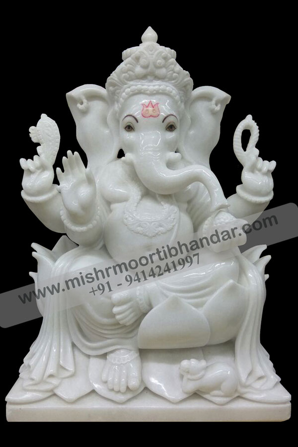 Vietnam Marble Ganesha Idol